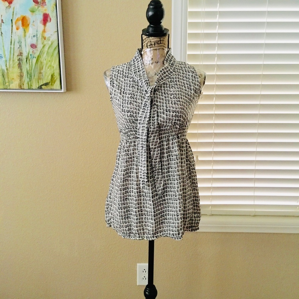 Animal print sleeveless